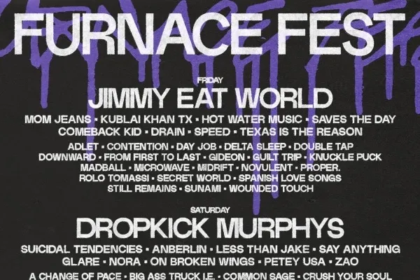 Jimmy Eat World, Dropkick Murphys, Knocked Loose и другие выступят на Furnace Fest 2025