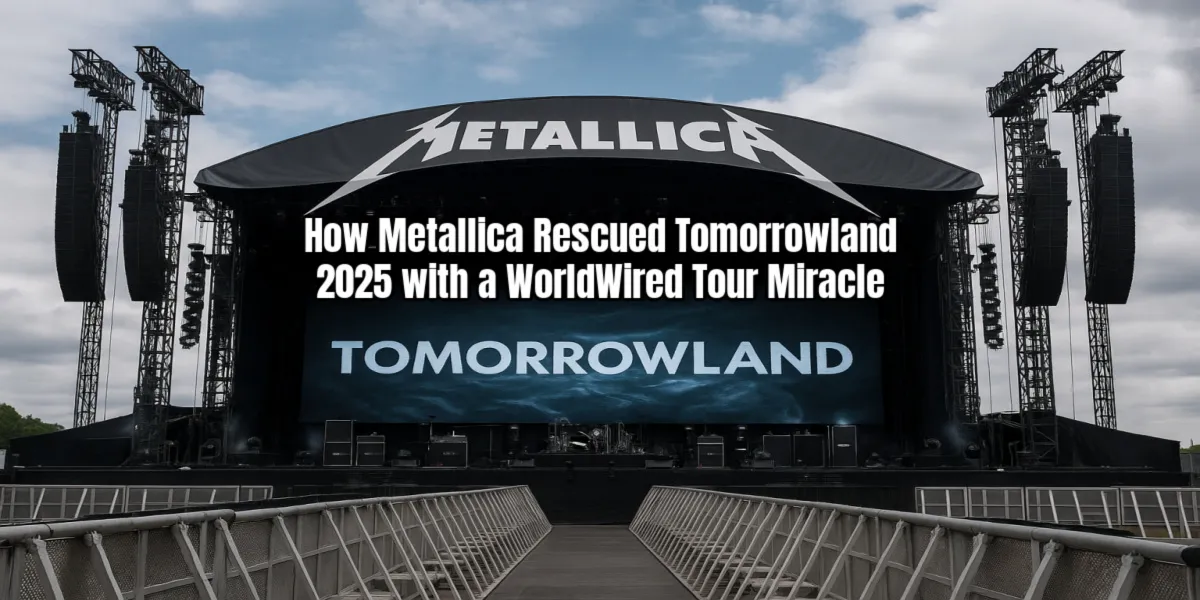 Как Metallica спасла Tomorrowland 2025 с чудом WorldWired Tour