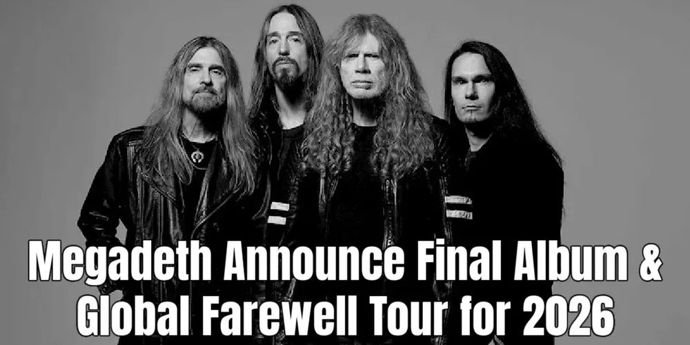 Megadeth объявили о финальном альбоме и мировом прощальном туре на 2026 год