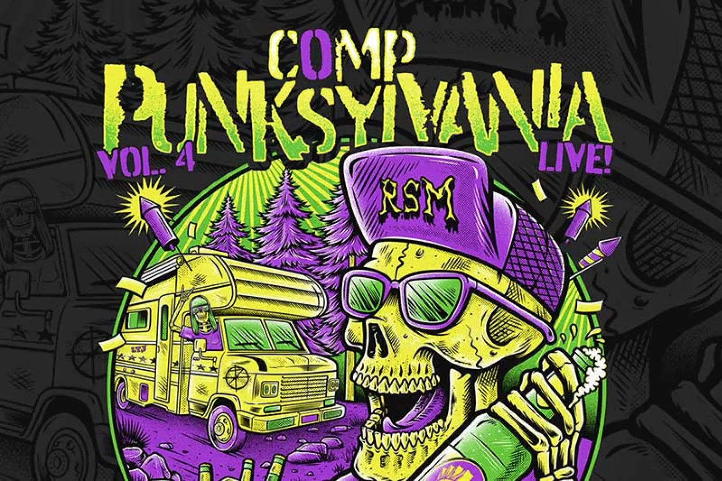 Riot Squad Media и DCxPC Live представляют 'LIVE с Camp Punksylvania 2024' компиляцию